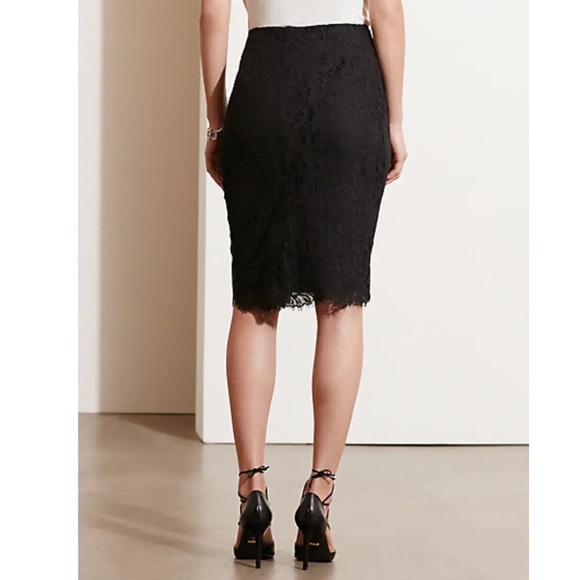 NWOT LAUREN Ralph Lauren lace pencil midi skirt size 4 - Picture 3 of 9